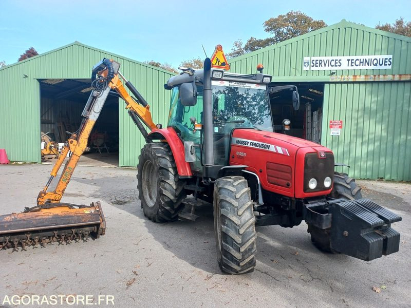 Tracteur Massey Fergusson avec épareuse SMA - Трактор: снимка 1 Tracteur Massey Fergusson avec épareuse SMA - Трактор: снимка 1