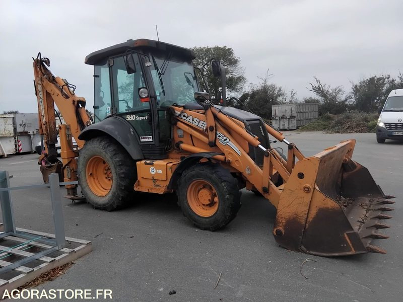 Tractopelle Case 580SR-4PT - Багер-товарач: снимка 1 Tractopelle Case 580SR-4PT - Багер-товарач: снимка 1