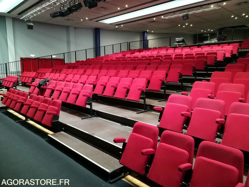 Tribune Samia Systema 2000 - 244 places (gradin salle de spectacle / théâtre) - Инструмент/ Оборудване: снимка 1 Tribune Samia Systema 2000 - 244 places (gradin salle de spectacle / théâtre) - Инструмент/ Оборудване: снимка 1