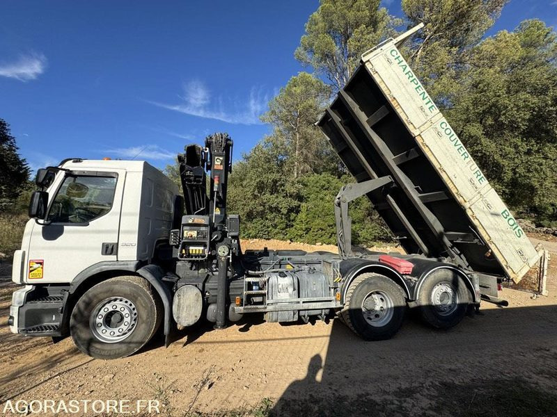 VOLVO 6x2 GRUE HIAB 244-E6 JIB 45X-3 - 2009 - 88 000km - Самосвал камион: снимка 4 VOLVO 6x2 GRUE HIAB 244-E6 JIB 45X-3 - 2009 - 88 000km - Самосвал камион: снимка 4