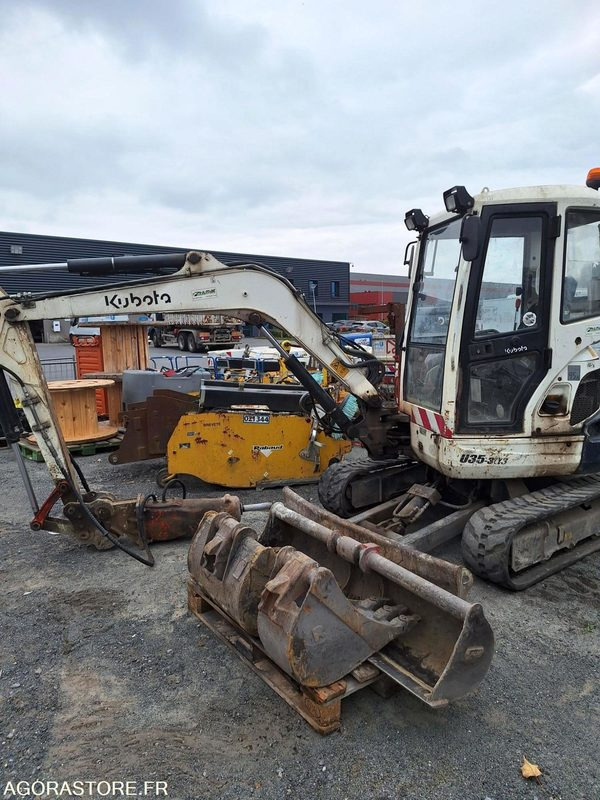 Mini pelle KUBOTA U35 - Мини багер: снимка 2 Mini pelle KUBOTA U35 - Мини багер: снимка 2