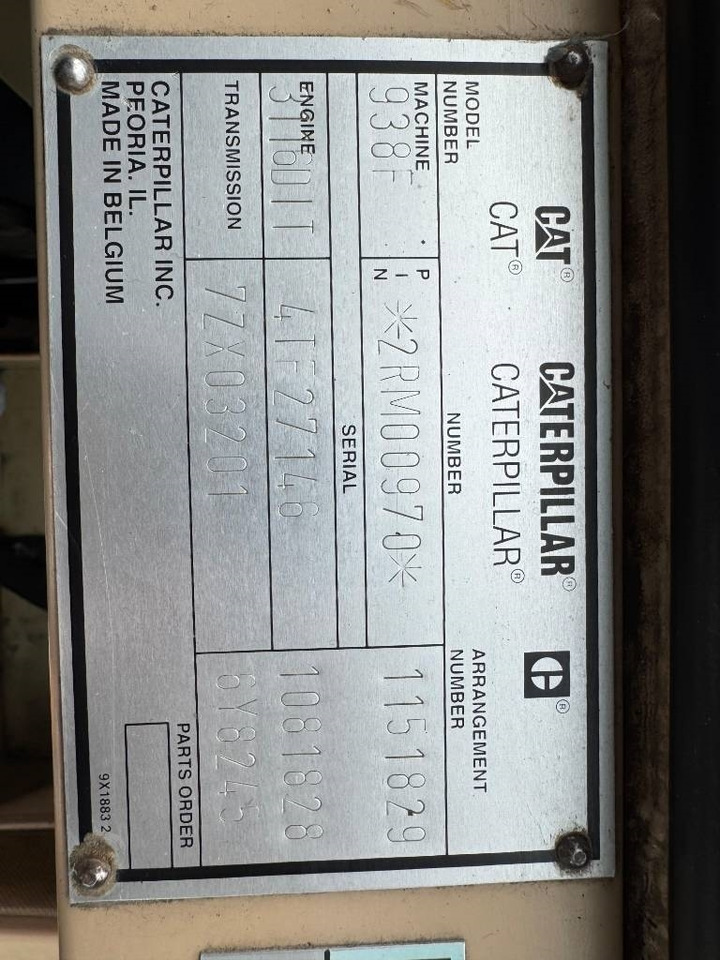 CAT 938 F II - Колесен товарач: снимка 5 CAT 938 F II - Колесен товарач: снимка 5