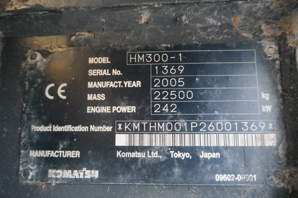 Съчленен самосвал Komatsu HM 300-2: снимка 19