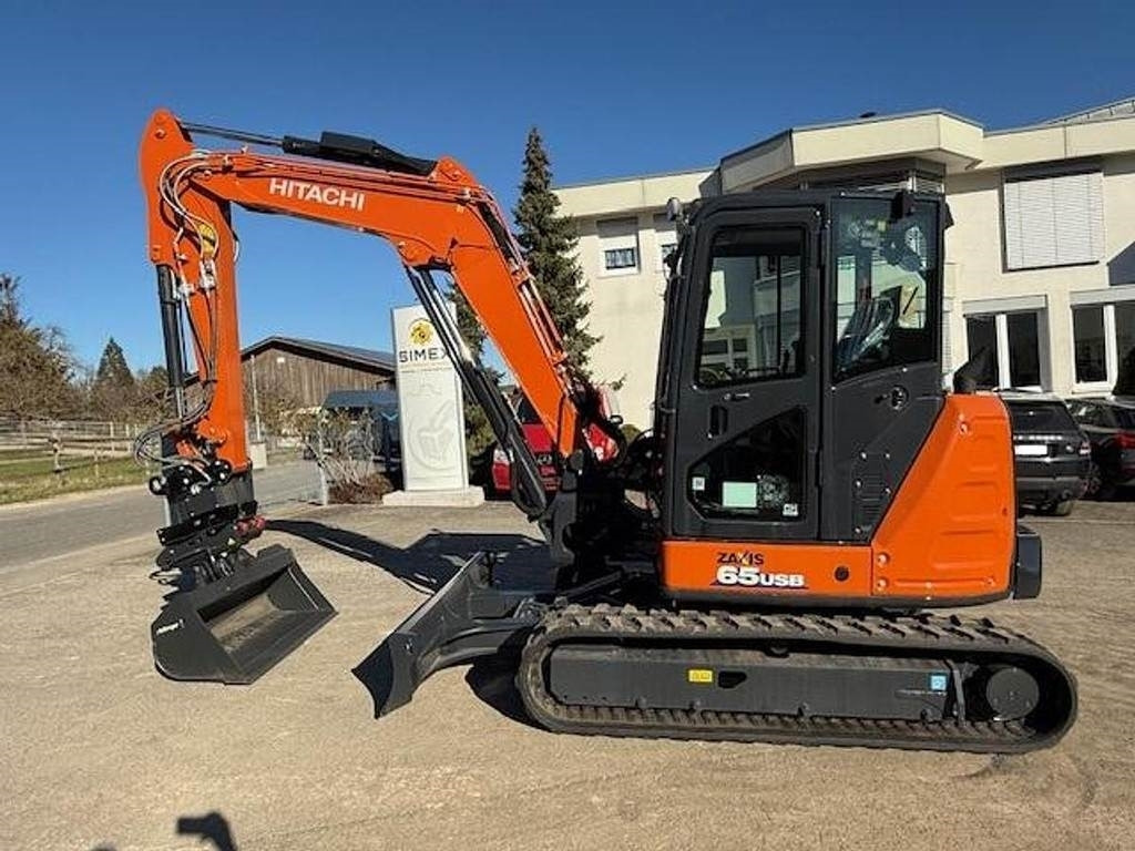 Нови Мини багер Hitachi ZX65 USB-6: снимка 12