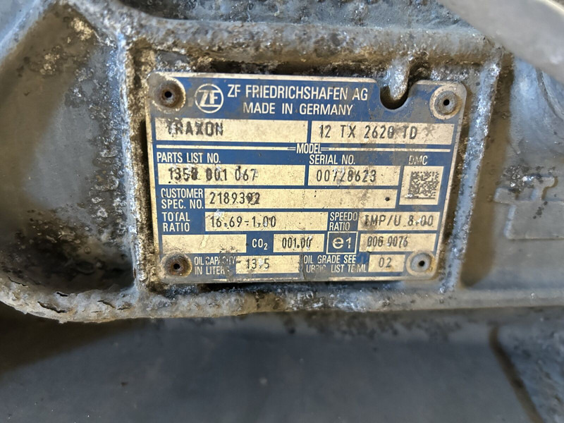 Скоростна кутия за Камион DAF 12TX2620TD: снимка 7