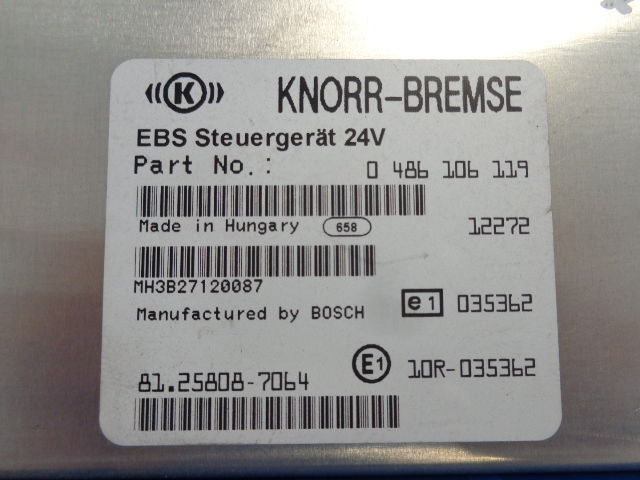 KNORR-BREMSE EBS control unit ( WORLDWIDE DELIVERY ) - Блок за управление за Камион: снимка 3 KNORR-BREMSE EBS control unit ( WORLDWIDE DELIVERY ) - Блок за управление за Камион: снимка 3