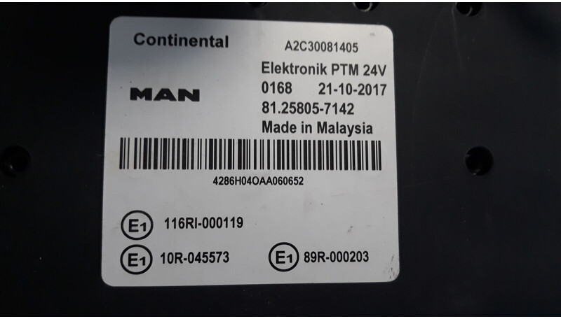 MAN D2676 - Блок за управление за Камион: снимка 4 MAN D2676 - Блок за управление за Камион: снимка 4