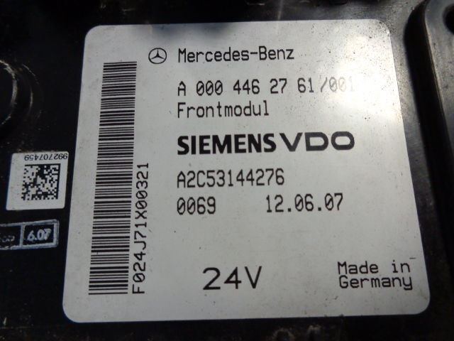 Блок за управление за Камион Mercedes-Benz Frontmodul 0004461561,0004462261,0004462761,0004462161, 00044621: снимка 8