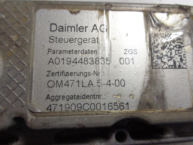 Mercedes-Benz OM471LA - Блок за управление за Камион: снимка 4 Mercedes-Benz OM471LA - Блок за управление за Камион: снимка 4