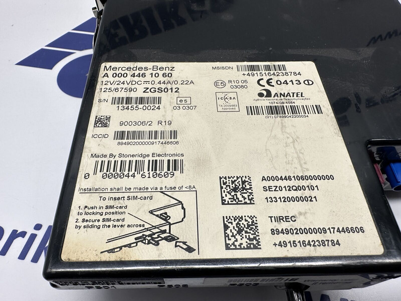 Mercedes-Benz telematic fleetboard tiirec A0004462160 - Блок за управление за Камион: снимка 3 Mercedes-Benz telematic fleetboard tiirec A0004462160 - Блок за управление за Камион: снимка 3