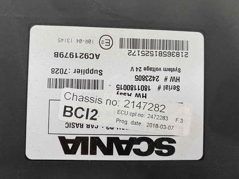 Scania R - Блок за управление за Камион: снимка 4 Scania R - Блок за управление за Камион: снимка 4