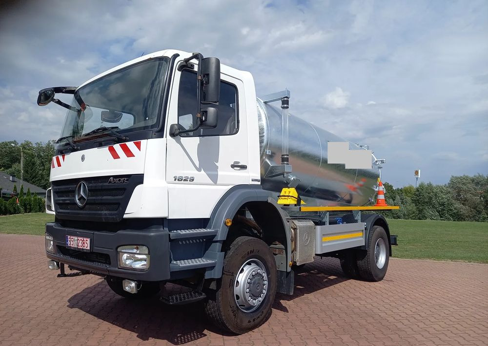 Mercedes-Benz AXOR 1829 4X4 4 WD ALLOARD - Камион цистерна: снимка 4 Mercedes-Benz AXOR 1829 4X4 4 WD ALLOARD - Камион цистерна: снимка 4
