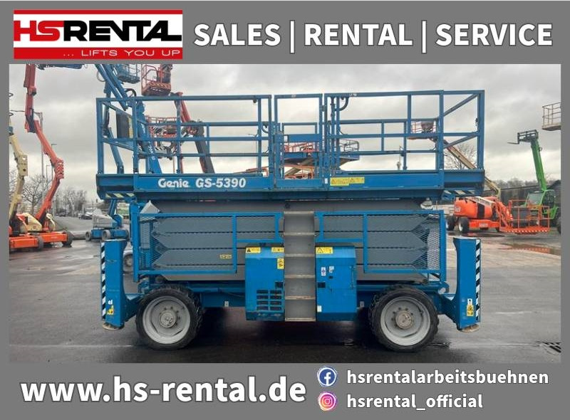 Genie GS5390 RT diesel 4x4 18m (1711) - Ножична работна платформа: снимка 1 Genie GS5390 RT diesel 4x4 18m (1711) - Ножична работна платформа: снимка 1