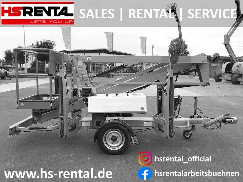 Niftylift 120TET elektro 12m Traction-Mover (1802) - Вишка на ремарке: снимка 1 Niftylift 120TET elektro 12m Traction-Mover (1802) - Вишка на ремарке: снимка 1