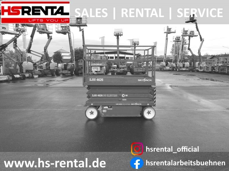 Skyjack SJ4626 elektro 10m (1478) - Ножична работна платформа: снимка 1 Skyjack SJ4626 elektro 10m (1478) - Ножична работна платформа: снимка 1