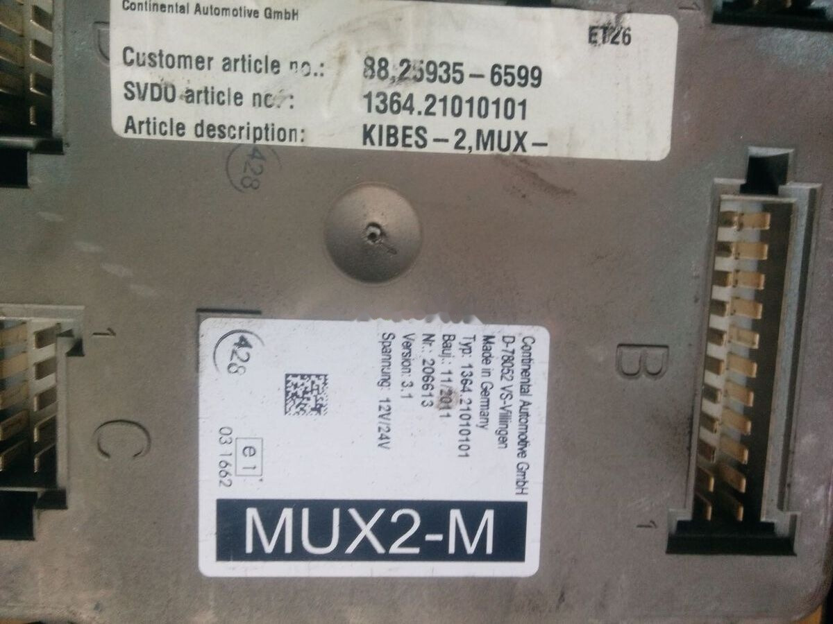 MAN MUX2-M 1364.21020101/ 1364.21010101 MAN City - Блок за управление за Автобус: снимка 4 MAN MUX2-M 1364.21020101/ 1364.21010101 MAN City - Блок за управление за Автобус: снимка 4