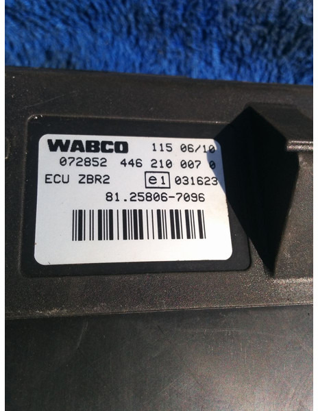 MAN WABCO ECU ZBR2 / 81.25806.7096. - Блок за управление: снимка 2 MAN WABCO ECU ZBR2 / 81.25806.7096. - Блок за управление: снимка 2