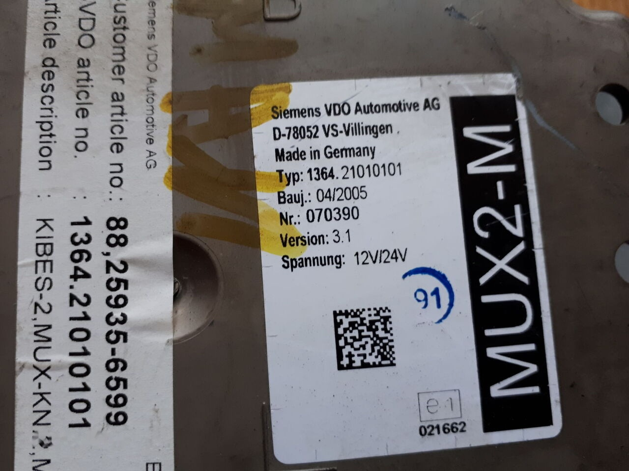 Блок за управление за Автобус Scania MUX2-B MUX2-M.MUX2-B+/ ZR2-BS/ ZR2-BD   Scania Neoplan: снимка 8