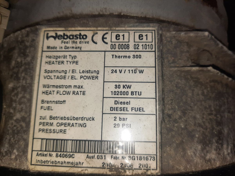 Webasto termo 300 - Отопление/ Вентилация: снимка 2 Webasto termo 300 - Отопление/ Вентилация: снимка 2