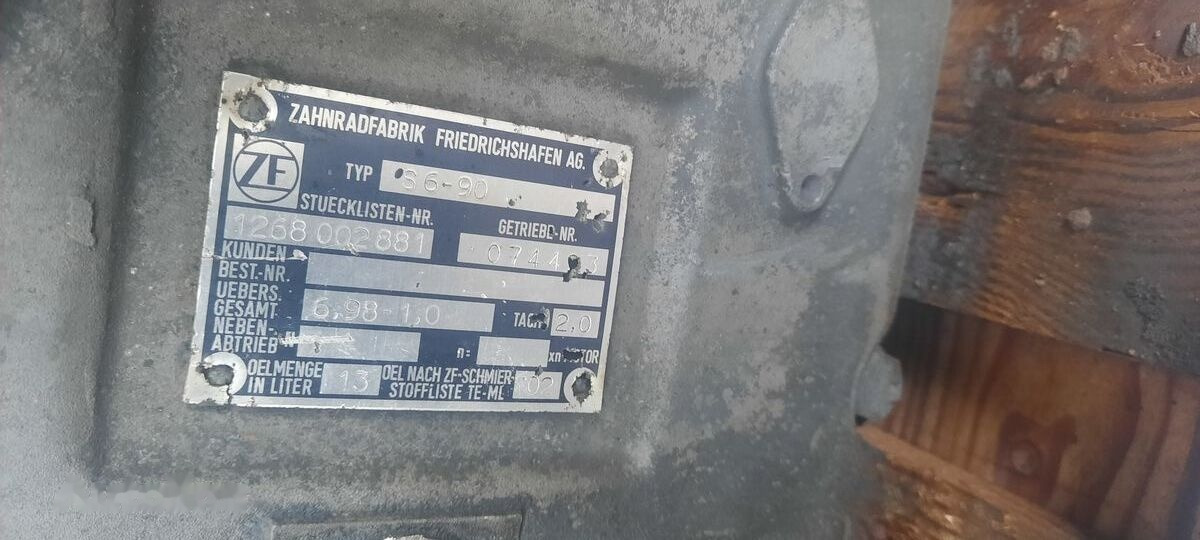 ZF S6-90 Mercedes-Benz OM405 - Скоростна кутия за Автобус: снимка 3 ZF S6-90 Mercedes-Benz OM405 - Скоростна кутия за Автобус: снимка 3