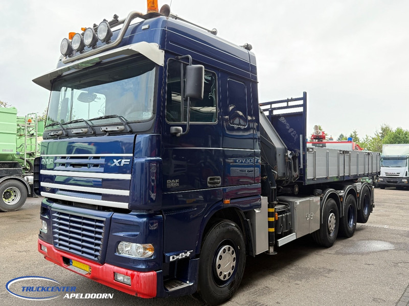 DAF XF 95.430 HIAB 330-5, 8x2 - Контейнеровоз/ Сменна каросерия камион, Камион с кран: снимка 3 DAF XF 95.430 HIAB 330-5, 8x2 - Контейнеровоз/ Сменна каросерия камион, Камион с кран: снимка 3