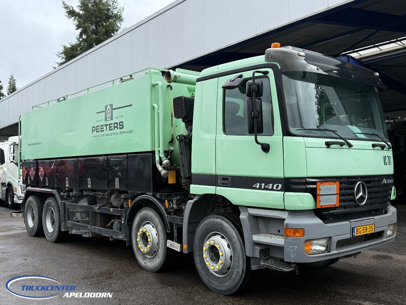 Mercedes-Benz Actros 4140 8x4 Naafreductie, Bladgeveerd, ADR - Каналопочистваща машина: снимка 1 Mercedes-Benz Actros 4140 8x4 Naafreductie, Bladgeveerd, ADR - Каналопочистваща машина: снимка 1