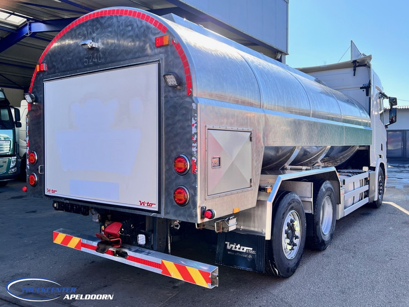 Scania R500 NGS 15000 Liter, Retarder, Steering axle, Stainless steel - Edelstahlt, Milk - Milch - Water - Камион цистерна: снимка 2 Scania R500 NGS 15000 Liter, Retarder, Steering axle, Stainless steel - Edelstahlt, Milk - Milch - Water - Камион цистерна: снимка 2