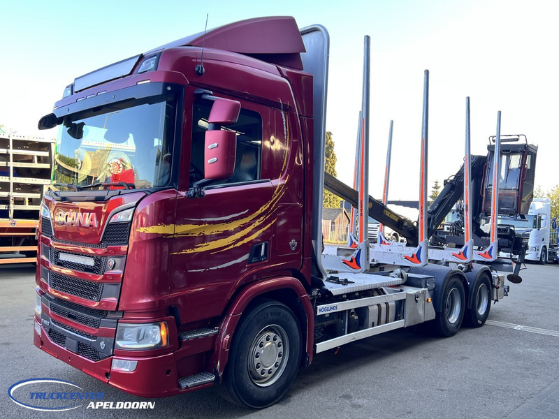 Scania R650 V8 NGS 6x4, Retarder, Jonsered ('19) - Камион за дърва, Камион с кран: снимка 3 Scania R650 V8 NGS 6x4, Retarder, Jonsered ('19) - Камион за дърва, Камион с кран: снимка 3