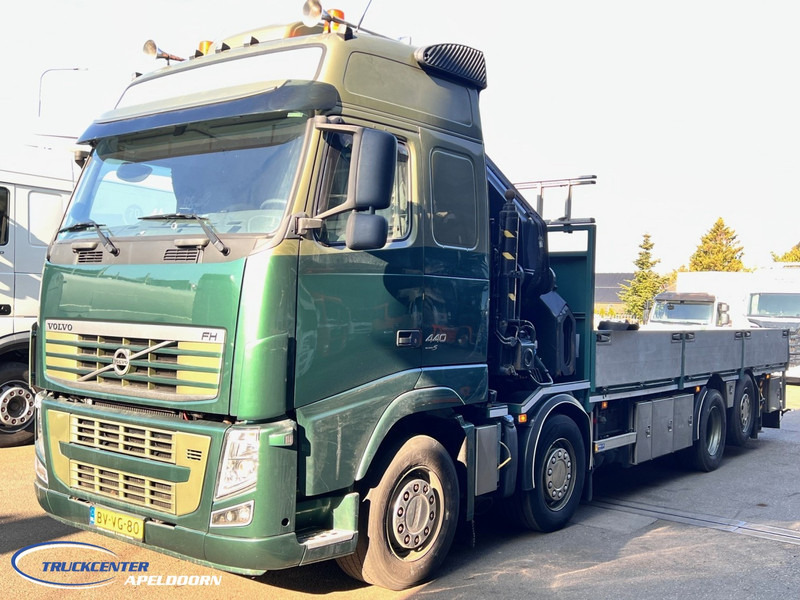 Volvo FH 440 HIAB 800 E4, 8x2 - Бордови камион, Камион с кран: снимка 3 Volvo FH 440 HIAB 800 E4, 8x2 - Бордови камион, Камион с кран: снимка 3