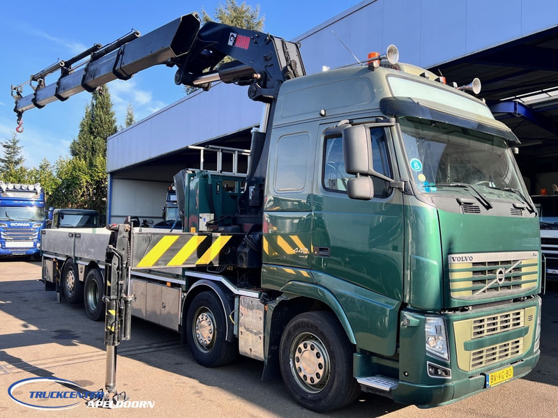 Volvo FH 440 HIAB 800 E4, 8x2 - Бордови камион, Камион с кран: снимка 1 Volvo FH 440 HIAB 800 E4, 8x2 - Бордови камион, Камион с кран: снимка 1