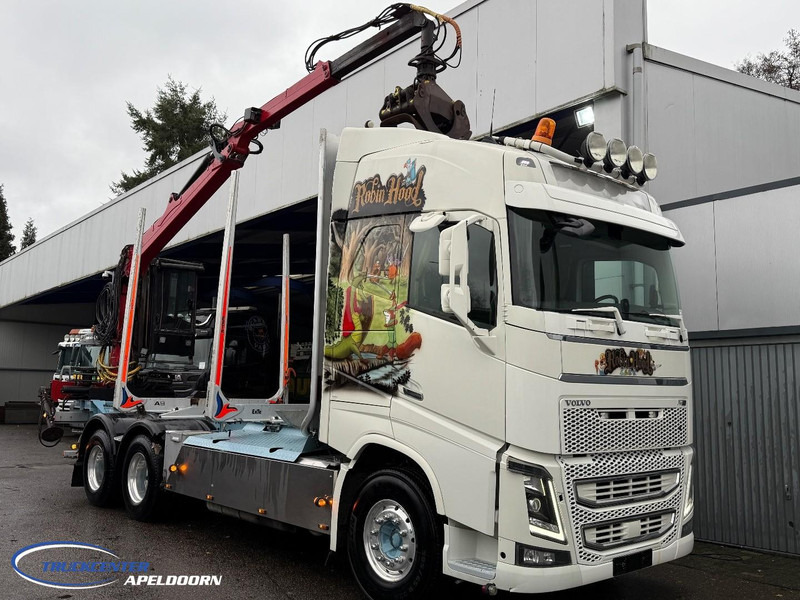Volvo FH 750 Loglift, 6x4, Dynamic steering, Special painting - Камион за дърва, Камион с кран: снимка 1 Volvo FH 750 Loglift, 6x4, Dynamic steering, Special painting - Камион за дърва, Камион с кран: снимка 1