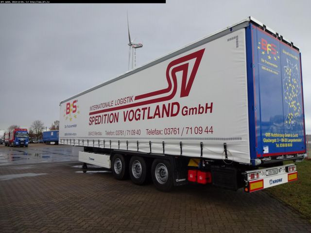 Krone Sattelauflieger SDP 27 eLB4-CS Krone, Schiebever - Брезентово полуремарке: снимка 3 Krone Sattelauflieger SDP 27 eLB4-CS Krone, Schiebever - Брезентово полуремарке: снимка 3