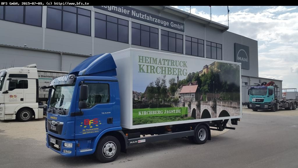 MAN TGL 8.220 4x2 BL EURO 6 Koffer Heimattruck - Лекотоварен автомобил фургон: снимка 2 MAN TGL 8.220 4x2 BL EURO 6 Koffer Heimattruck - Лекотоварен автомобил фургон: снимка 2