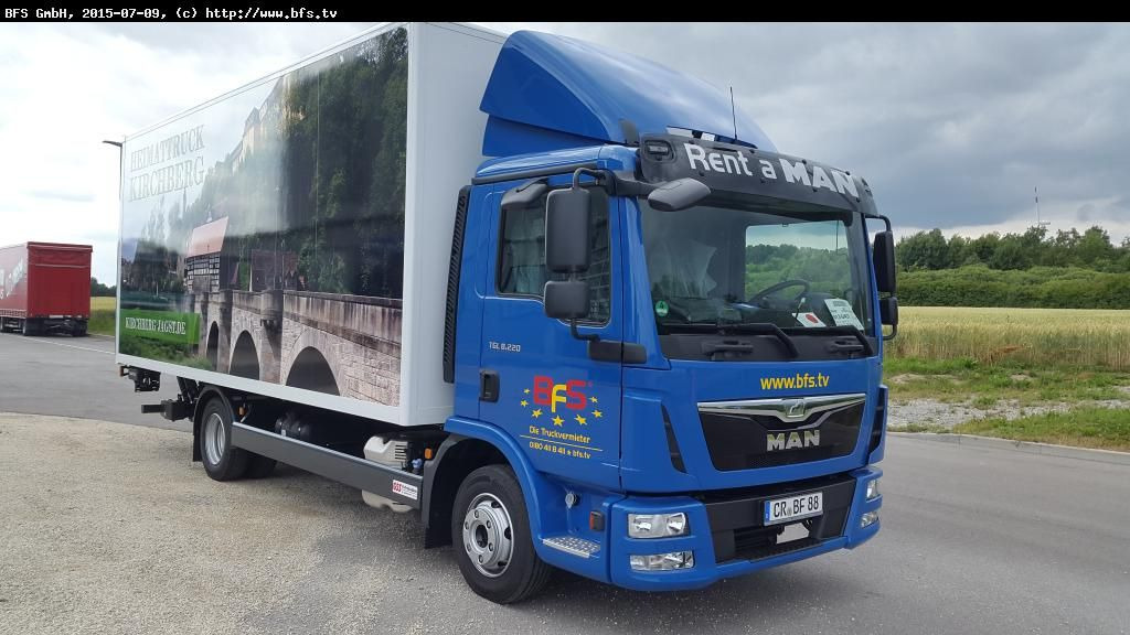 MAN TGL 8.220 4x2 BL EURO 6 Koffer Heimattruck - Лекотоварен автомобил фургон: снимка 1 MAN TGL 8.220 4x2 BL EURO 6 Koffer Heimattruck - Лекотоварен автомобил фургон: снимка 1