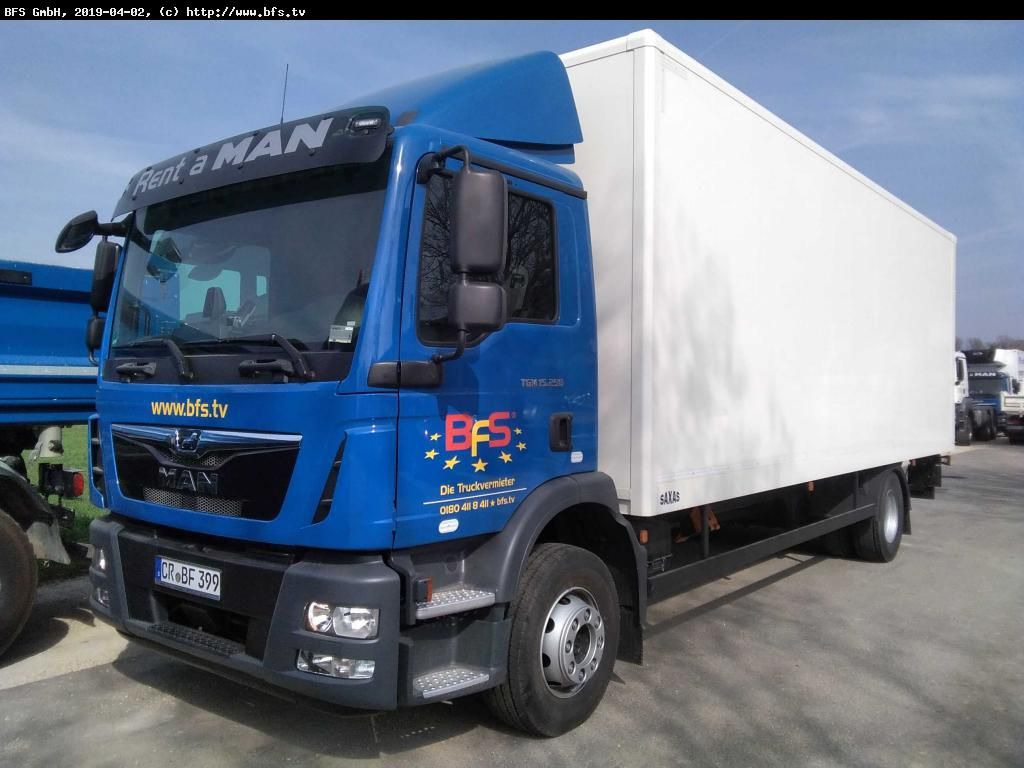MAN TGM 15.250 4x2 BL Koffer LBW - Камион фургон: снимка 1 MAN TGM 15.250 4x2 BL Koffer LBW - Камион фургон: снимка 1