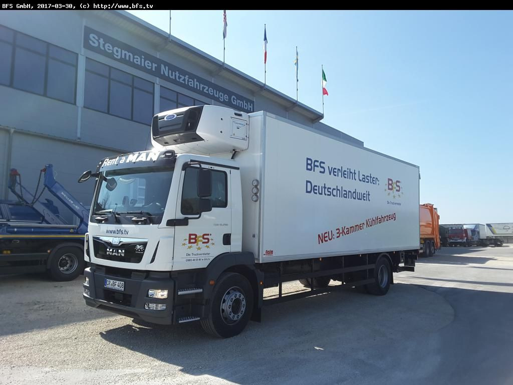 MAN TGM 18.290 4x2 LL Carrier Supra 1250MT, Längs!, - Рефрижератор камион: снимка 1 MAN TGM 18.290 4x2 LL Carrier Supra 1250MT, Längs!, - Рефрижератор камион: снимка 1