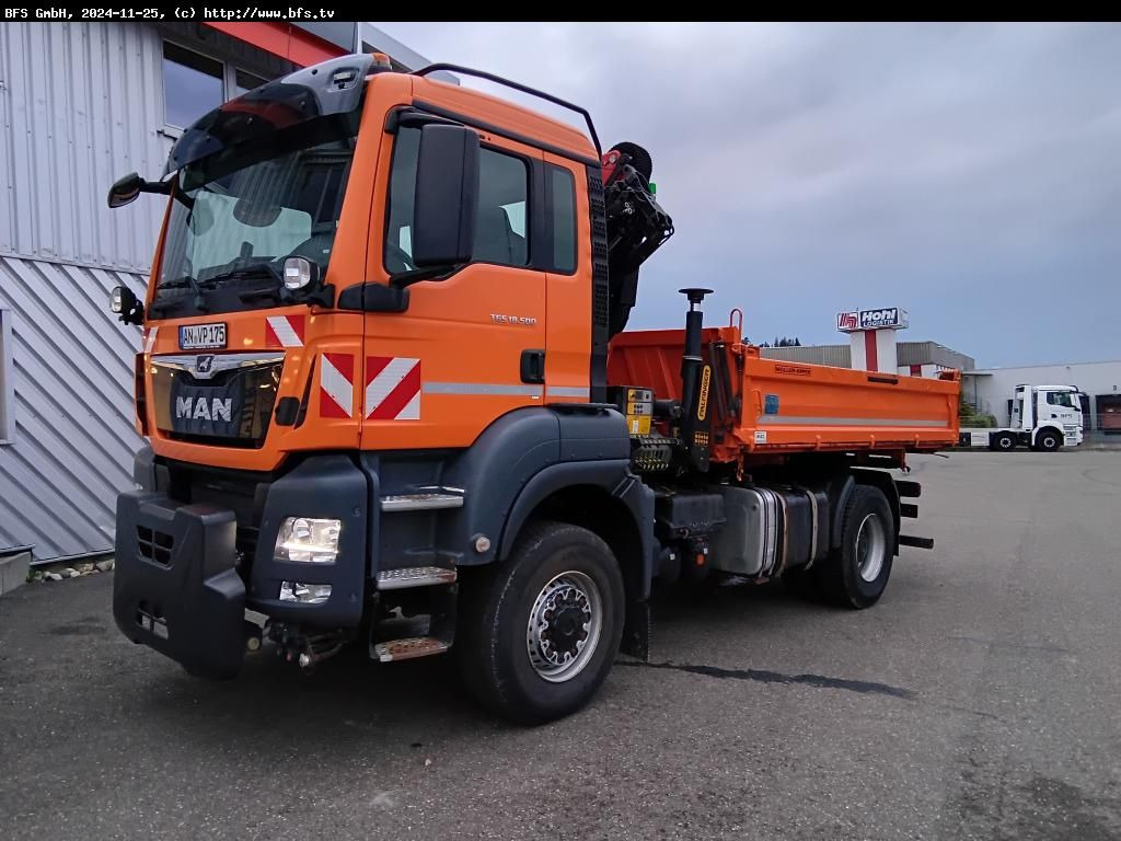 MAN TGS 18.500 4x4 BL Palfinger, WiDi, Hydrodrive - Самосвал камион: снимка 1 MAN TGS 18.500 4x4 BL Palfinger, WiDi, Hydrodrive - Самосвал камион: снимка 1
