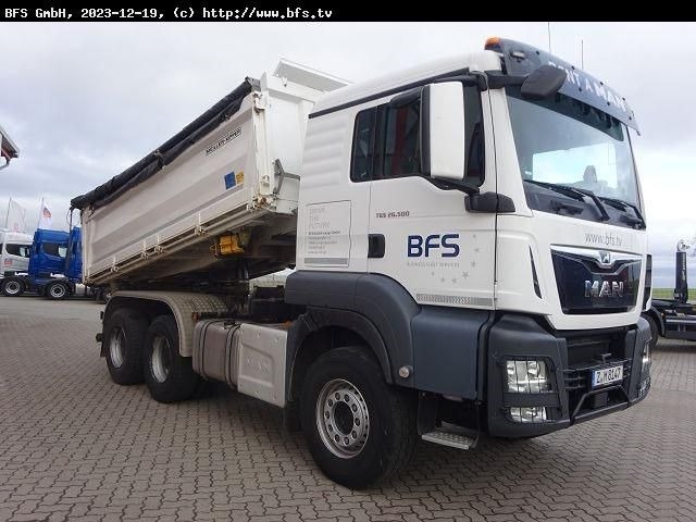 MAN TGS 26.500 6x4 BB MEILLER Bordmatik links, Motor - Самосвал камион: снимка 3 MAN TGS 26.500 6x4 BB MEILLER Bordmatik links, Motor - Самосвал камион: снимка 3