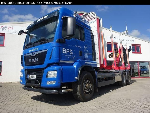 MAN TGS 26.510 6x4 H-4BL NEU ZF Getriebe + NEU Kuppl - Камион за дърва: снимка 1 MAN TGS 26.510 6x4 H-4BL NEU ZF Getriebe + NEU Kuppl - Камион за дърва: снимка 1