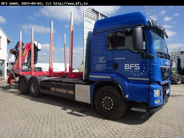 MAN TGS 26.510 6x4 H-4BL NEU ZF Getriebe + NEU Kuppl - Камион за дърва: снимка 2 MAN TGS 26.510 6x4 H-4BL NEU ZF Getriebe + NEU Kuppl - Камион за дърва: снимка 2