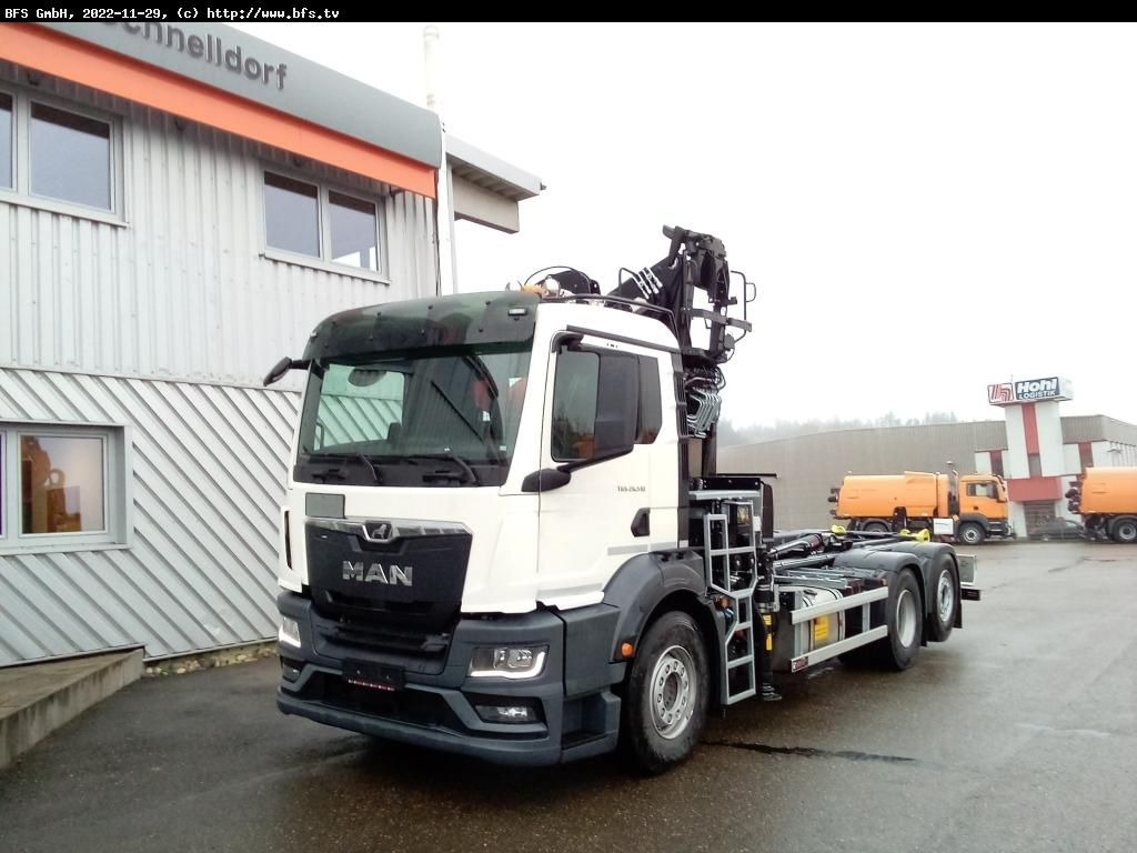MAN TGS (TG3) 26.510 6x2-4 BL Recyclingkran - Мултилифт с кука камион: снимка 1 MAN TGS (TG3) 26.510 6x2-4 BL Recyclingkran - Мултилифт с кука камион: снимка 1