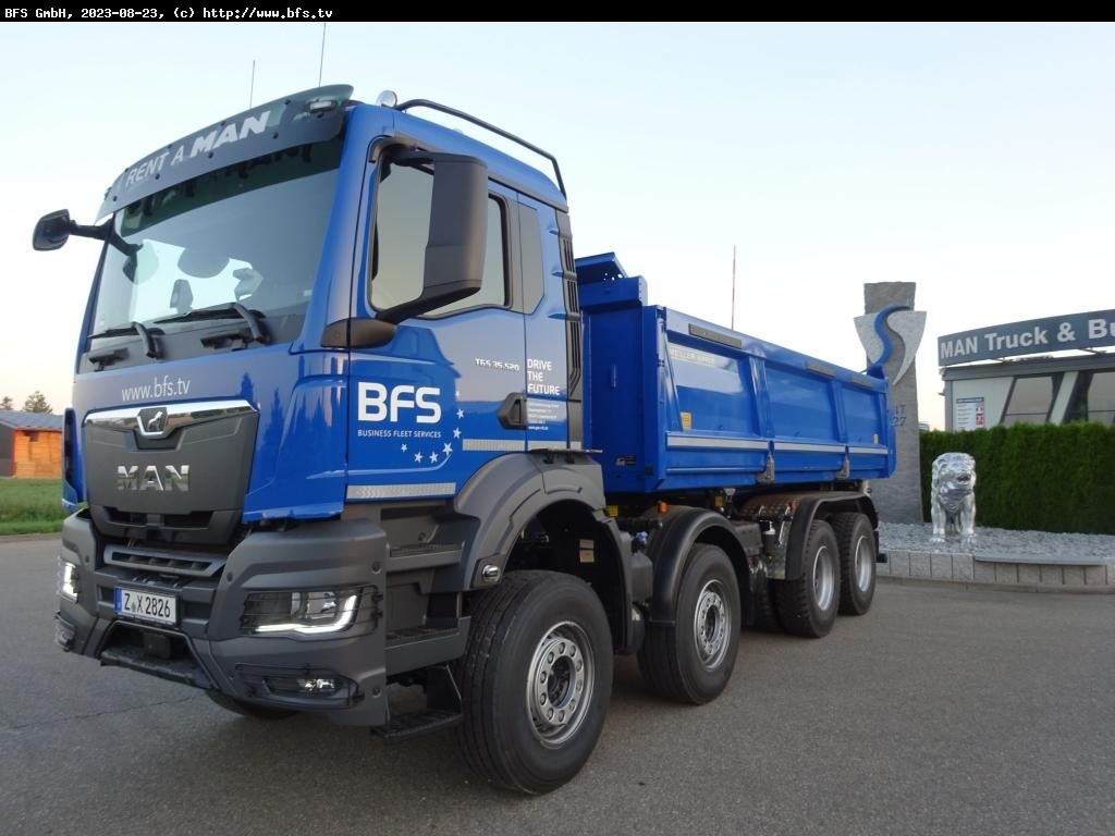 MAN TGS (TG3) 35.520 8x4 BB CH Bordmatik links, 3-Se - Самосвал камион: снимка 1 MAN TGS (TG3) 35.520 8x4 BB CH Bordmatik links, 3-Se - Самосвал камион: снимка 1