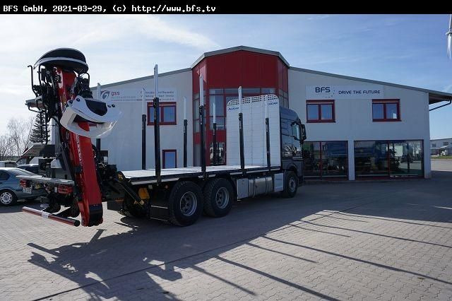 MAN TGX (TG3) 26.510 6x4 BL TG3, Plateau Aufbau - Камион за дърва: снимка 4 MAN TGX (TG3) 26.510 6x4 BL TG3, Plateau Aufbau - Камион за дърва: снимка 4