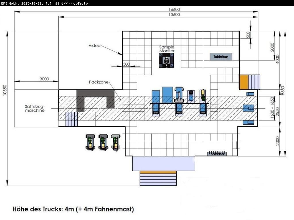 Rainbow LSDO 12-18 Lambo Show Messeauflieger T - Затворена каросерия полуремарке: снимка 2 Rainbow LSDO 12-18 Lambo Show Messeauflieger T - Затворена каросерия полуремарке: снимка 2