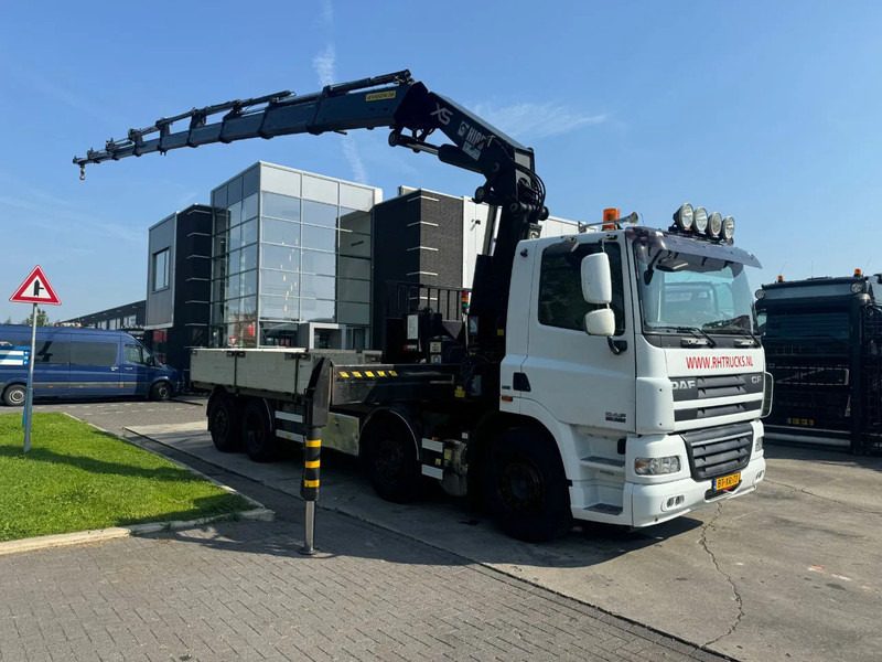 Бордови камион, Камион с кран DAF CF 85.360 8x2 + HIAB 422E8 REMOTE CONTROLE: снимка 20