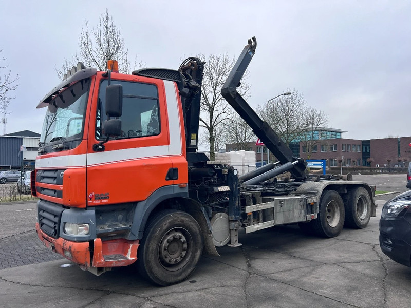 Мултилифт с кука камион, Камион с кран DAF CF 85.380 6X2 + MKG 141 A2 CRANE + 20 TON HOOKLIFT - EURO 3 - MANUAL GEAR - 10 TYRES: снимка 9