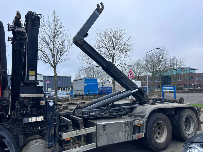 Мултилифт с кука камион, Камион с кран DAF CF 85.380 6X2 + MKG 141 A2 CRANE + 20 TON HOOKLIFT - EURO 3 - MANUAL GEAR - 10 TYRES: снимка 10