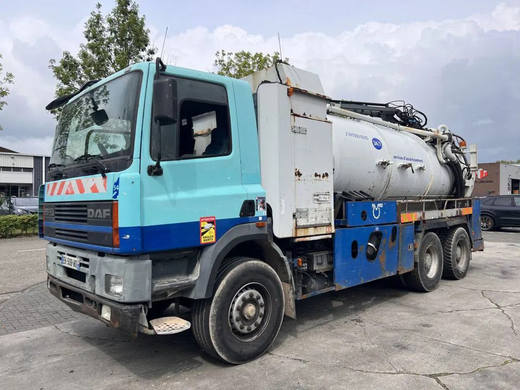 DAF CF 85.380 6X4 VACUUM CLEANER - FULL STEEL - Каналопочистваща машина: снимка 1 DAF CF 85.380 6X4 VACUUM CLEANER - FULL STEEL - Каналопочистваща машина: снимка 1