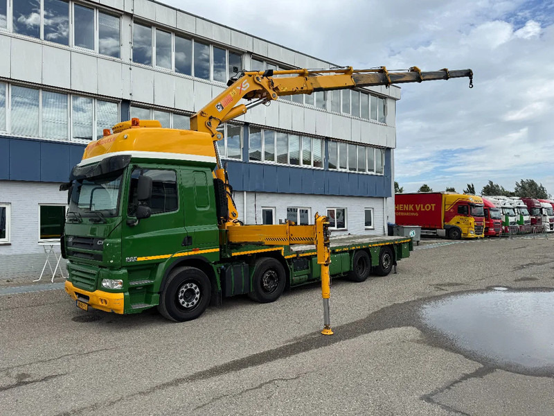 DAF CF 85.410 8X2 HIAB 422EP5 + REMOTE CONTROL - Бордови камион, Камион с кран: снимка 1 DAF CF 85.410 8X2 HIAB 422EP5 + REMOTE CONTROL - Бордови камион, Камион с кран: снимка 1
