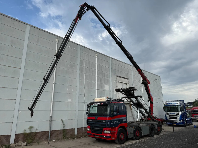 DAF CF 85.460 8X2 + YEAR 2016 HMF CRANE 2620-K4 + FLYJIB + WINCH + REMOTE - Камион с кабелна система, Камион с кран: снимка 1 DAF CF 85.460 8X2 + YEAR 2016 HMF CRANE 2620-K4 + FLYJIB + WINCH + REMOTE - Камион с кабелна система, Камион с кран: снимка 1